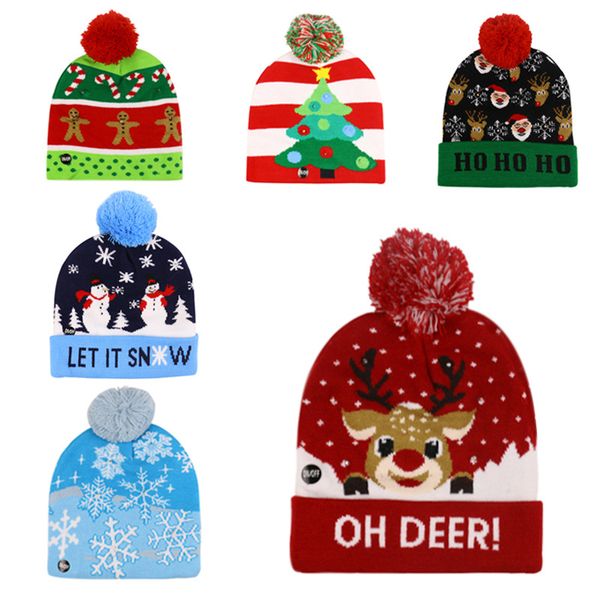 led christmas hats beanie sweater christmas santa hat light up knitted hat for kid for christmas party, Blue;gray
led christmas hats beanie sweater christmas santa hat light up knitted hat for kid for christmas party, Blue;gray