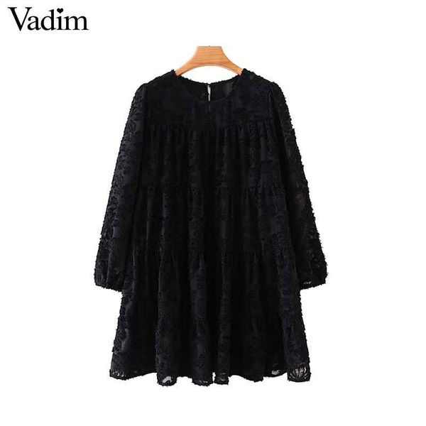 vadim women fashion black mini dress straight style three quarter sleeve o neck female basic casual dresses vestidos qc816, Black;gray
vadim women fashion black mini dress straight style three quarter sleeve o neck female basic casual dresses vestidos qc816, Black;gray