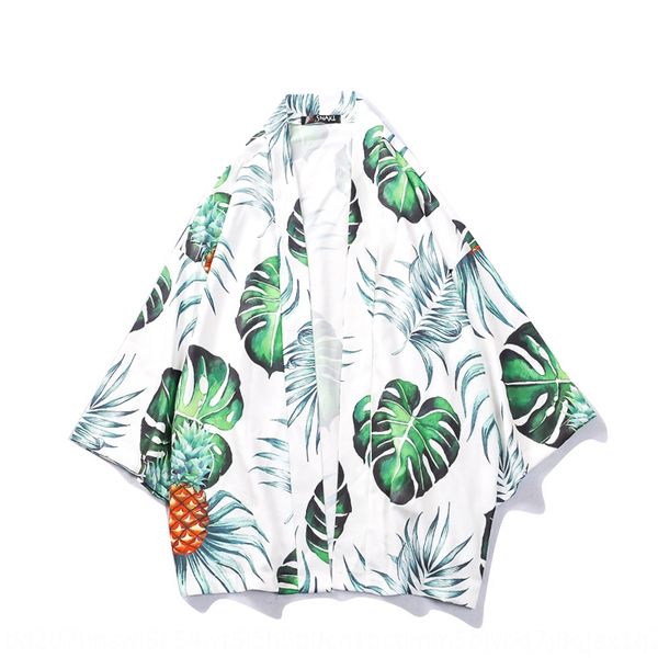 0wgvy green leaf pineapple couple coat shirt cardigan taoist role hipster seven-sleeved shirt kimono coat men's and women's couple, White;black
0wgvy green leaf pineapple couple coat shirt cardigan taoist role hipster seven-sleeved shirt kimono coat men's and women's couple, White;black