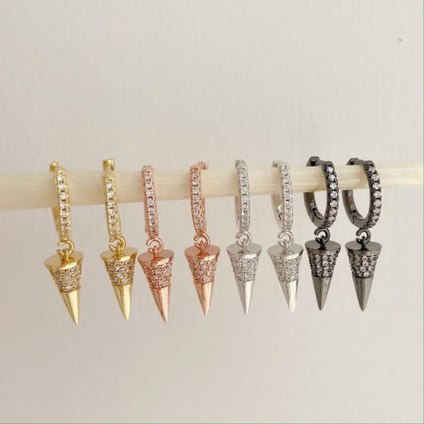 hecheng 1pair cz circular cone earrings wholesale geometry earrings for women zircon copper gold color jewelry accessories vd649, Golden;silver
hecheng 1pair cz circular cone earrings wholesale geometry earrings for women zircon copper gold color jewelry accessories vd649, Golden;silver
