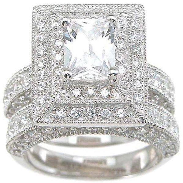 professional wholesale vintage jewelry z simulated diamond 14kt white gold filled 3-in-1 wedding ring set for christmas gift sz 5-11, Slivery;golden
professional wholesale vintage jewelry z simulated diamond 14kt white gold filled 3-in-1 wedding ring set for christmas gift sz 5-11, Slivery;golden