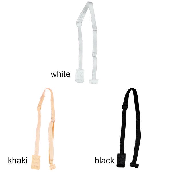 women low back bra strap adjustable bra strap hook converter extender ladies backless dress wearing clothing accessories, Black;white
women low back bra strap adjustable bra strap hook converter extender ladies backless dress wearing clothing accessories, Black;white