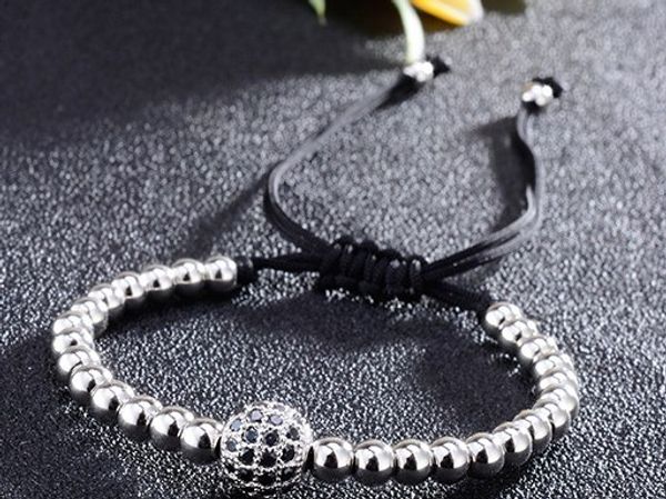 8mm df5346 silver gold copper micro pave cz zircon cubic zirconia bracelet adjusted macrame charm braided rope bangles, Black
8mm df5346 silver gold copper micro pave cz zircon cubic zirconia bracelet adjusted macrame charm braided rope bangles, Black