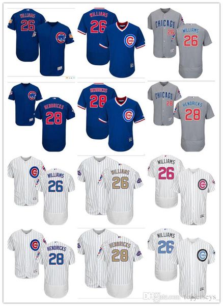 custom men women youth majestic cubs jersey #26 billy williams 28 kyle hendricks home blue grey white baseball jerseys, Blue;black
custom men women youth majestic cubs jersey #26 billy williams 28 kyle hendricks home blue grey white baseball jerseys, Blue;black