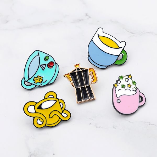 new arrival cute teacup teapot enamel label pins brooches men women fashion dress suit hat brooches accessories, Gray
new arrival cute teacup teapot enamel label pins brooches men women fashion dress suit hat brooches accessories, Gray
