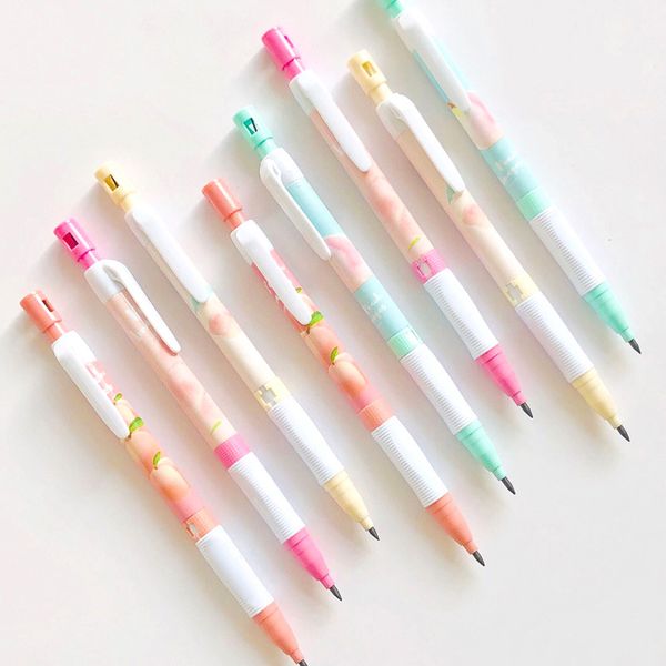 2 pcs/lot 2.0mm peach mechanical pencil creative automatic pen stationery gift school office writing supplies, Blue;orange
2 pcs/lot 2.0mm peach mechanical pencil creative automatic pen stationery gift school office writing supplies, Blue;orange