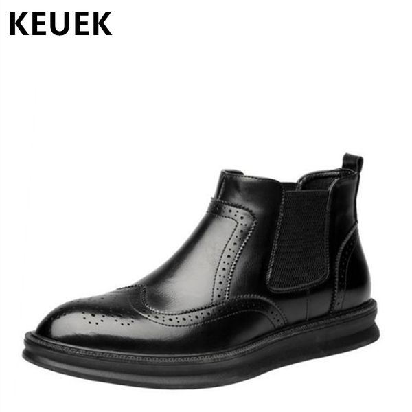 vintage men boots england style fashion boots autumn winter slip-on male pointed toe shoes ankle 061, Black
vintage men boots england style fashion boots autumn winter slip-on male pointed toe shoes ankle 061, Black