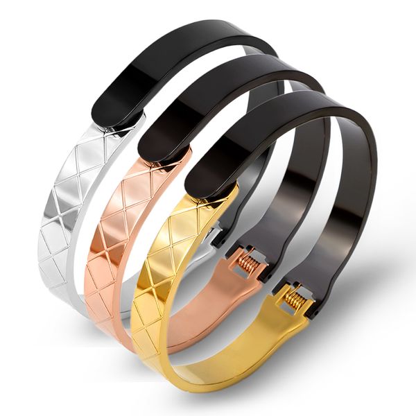 simple desgin charm cuff bangles & bracelets for men wristband black gold bangles titanium steel jewelry women luxury pulseira
simple desgin charm cuff bangles & bracelets for men wristband black gold bangles titanium steel jewelry women luxury pulseira