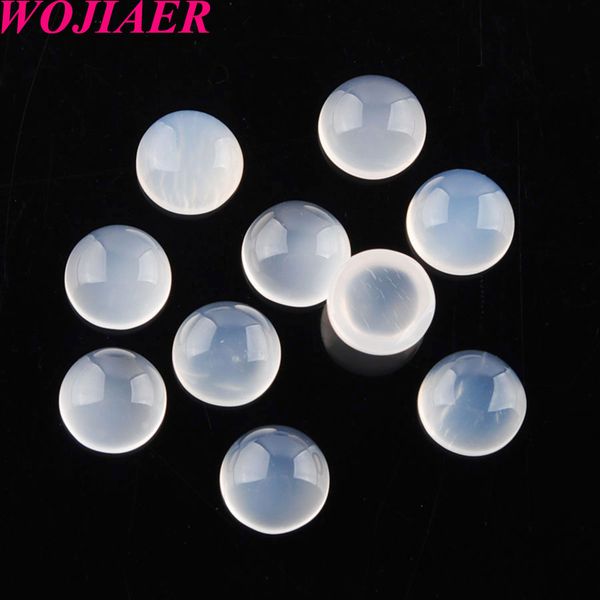 wojiaer 6mm loose stone cabochon beads white agate natural stones healing bead fit for women men diy handmade jewelry du8186, Black
wojiaer 6mm loose stone cabochon beads white agate natural stones healing bead fit for women men diy handmade jewelry du8186, Black