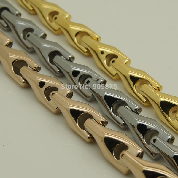 8mm width men jewelry forever classic bike chain hi-tech scratch proof shiny tungsten bracelet, Golden;silver
8mm width men jewelry forever classic bike chain hi-tech scratch proof shiny tungsten bracelet, Golden;silver