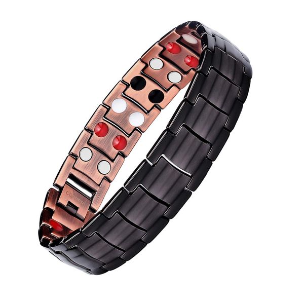 mens magnetic therapy bracelet double strong magnets copper bracelets for arthritis pain relief, gun black, Golden;silver
mens magnetic therapy bracelet double strong magnets copper bracelets for arthritis pain relief, gun black, Golden;silver