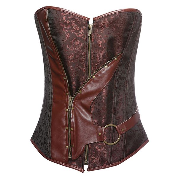 women steampunk corset waist corset & bustier waist cincher underbust gothic leather, Black;white
women steampunk corset waist corset & bustier waist cincher underbust gothic leather, Black;white
