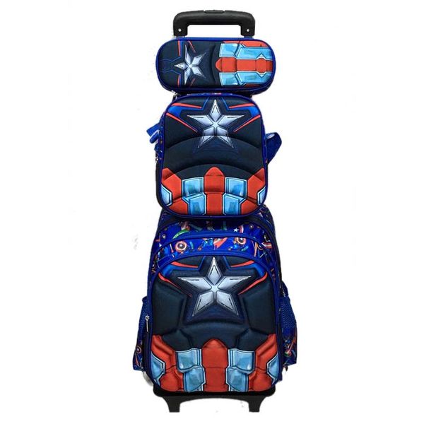 4pcs/set school rolling backpack school bag cartoon students suitcase children luggage travel backpack trolley bag pencil case
4pcs/set school rolling backpack school bag cartoon students suitcase children luggage travel backpack trolley bag pencil case