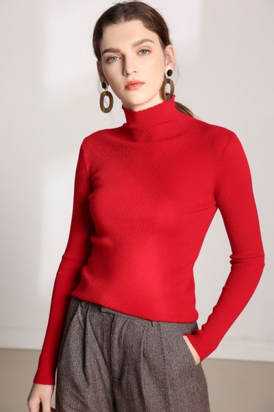 2019 новый осень и зима европейский и американский slim fit оригинальная шея высокая шея эластичный свитер сплошной цвет свитер женщин свите, White
2019 новый осень и зима европейский и американский slim fit оригинальная шея высокая шея эластичный свитер сплошной цвет свитер женщин свите, White