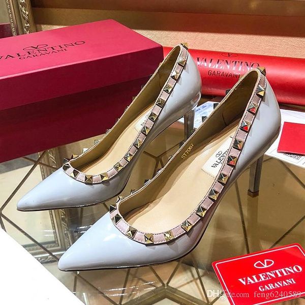 2019 spring high version of the new patent leather design ladies high heel women's shoes fashion casual shoes party wedding shoes wl, Black
2019 spring high version of the new patent leather design ladies high heel women's shoes fashion casual shoes party wedding shoes wl, Black