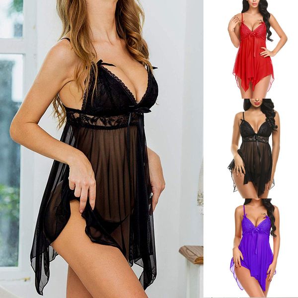 new lingerie ladies nightdress women bride sleepwear babydoll underwear lace erotic lingerie v neck nightgown homewear, Black;white
new lingerie ladies nightdress women bride sleepwear babydoll underwear lace erotic lingerie v neck nightgown homewear, Black;white
