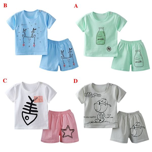 T-shirt + Shorts 2pcs Suit 2018 New Summer Baby Girl Boys Clothes Cotton Sleeveless Vest Baby Boy Girls Clothing Sets InfantA
T-shirt + Shorts 2pcs Suit 2018 New Summer Baby Girl Boys Clothes Cotton Sleeveless Vest Baby Boy Girls Clothing Sets InfantA