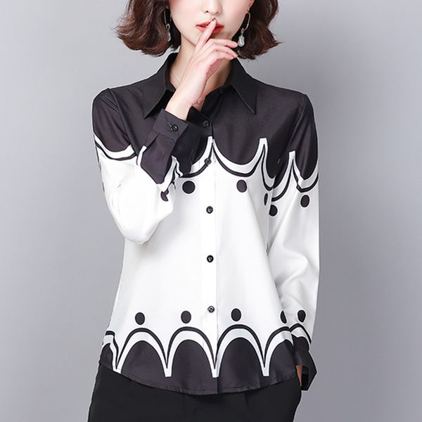 women's blouses & shirts fashion womens and blouse spring blusas silk women shirt woman elegant ladies plus size xxl, White
women's blouses & shirts fashion womens and blouse spring blusas silk women shirt woman elegant ladies plus size xxl, White