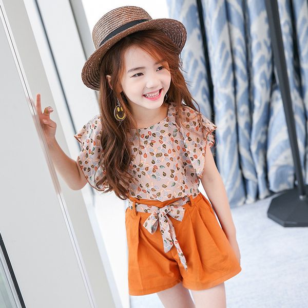 4-12years summer girls одежда наборы детские детская одежда девушки шифон с короткими рукавами блузки + шорты 2pcs костюм подросток дети нар, White
4-12years summer girls одежда наборы детские детская одежда девушки шифон с короткими рукавами блузки + шорты 2pcs костюм подросток дети нар, White
