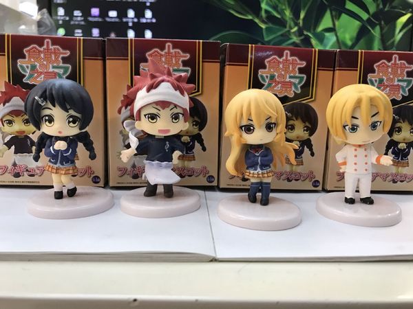 4pcs/set shokugeki no soma yukihira takumi tadokoro megumi action figure anime doll toy collection model toy for friends gift t200304
4pcs/set shokugeki no soma yukihira takumi tadokoro megumi action figure anime doll toy collection model toy for friends gift t200304
