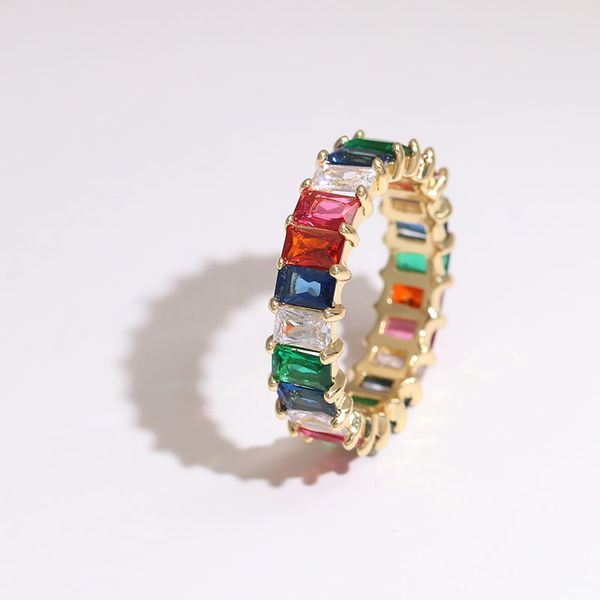 band 925 silver pave radiant cut full multicolor gemstone ring for women eternity band engagement wedding rings finger size 5-10, Slivery;golden
band 925 silver pave radiant cut full multicolor gemstone ring for women eternity band engagement wedding rings finger size 5-10, Slivery;golden