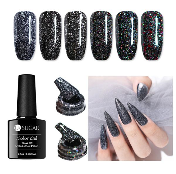 7.5ml black diamond uv gel nail polish holographic shining glitter sequins soak off nail art gel varnish long lasting, Red;pink
7.5ml black diamond uv gel nail polish holographic shining glitter sequins soak off nail art gel varnish long lasting, Red;pink