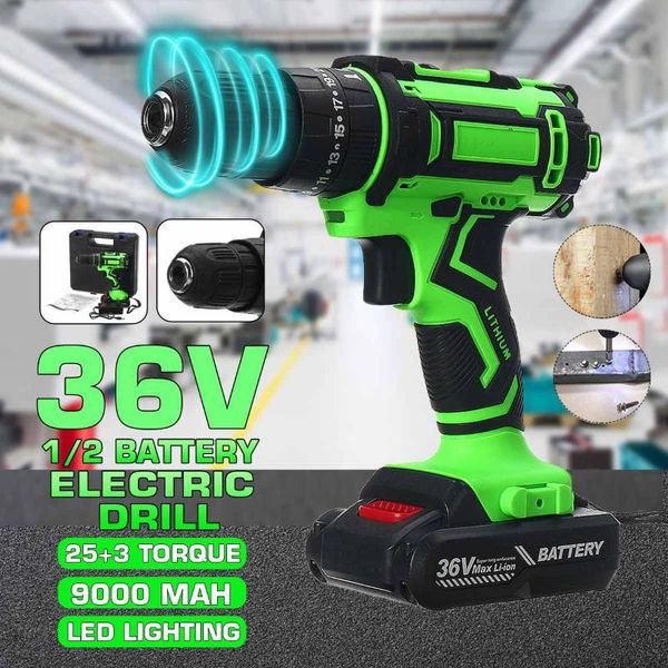 36v electric drill screwdriver cordless screwdriver with rechargeable lithium battery handheld power tools
36v electric drill screwdriver cordless screwdriver with rechargeable lithium battery handheld power tools