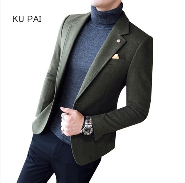 small suit male autumn and winter new korean slim casual suit men british handsome hair woolen jacket, White;black
small suit male autumn and winter new korean slim casual suit men british handsome hair woolen jacket, White;black