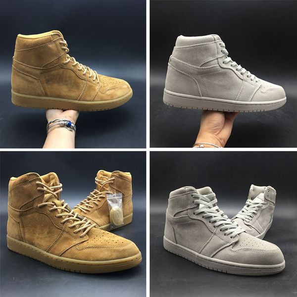 Suede Sport Shoes 1s High OG Wheat Wolf Grey Basketball Shoes for Men Hot Sale Sneakers Most Popular Trainers Size 40-45
Suede Sport Shoes 1s High OG Wheat Wolf Grey Basketball Shoes for Men Hot Sale Sneakers Most Popular Trainers Size 40-45