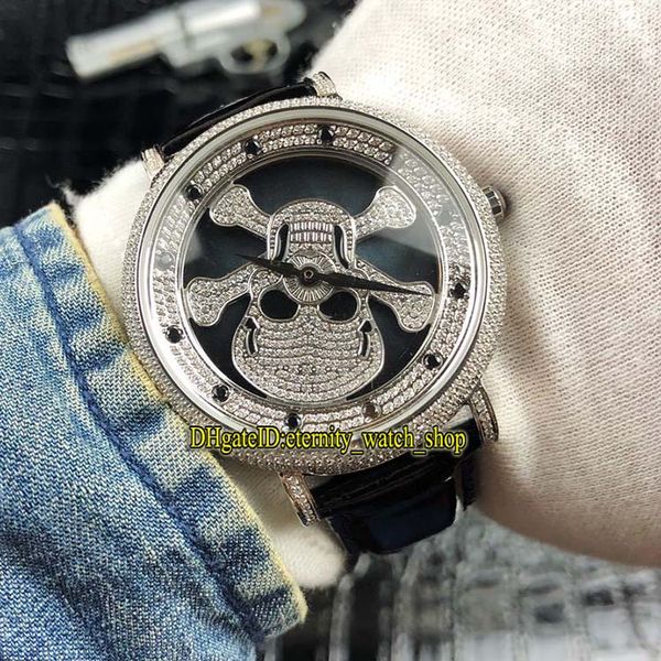 version angelia rotating diamonds dial swiss quartz movement mens watch stainless steel diamonds case leather strap designer watches, Slivery;brown
version angelia rotating diamonds dial swiss quartz movement mens watch stainless steel diamonds case leather strap designer watches, Slivery;brown