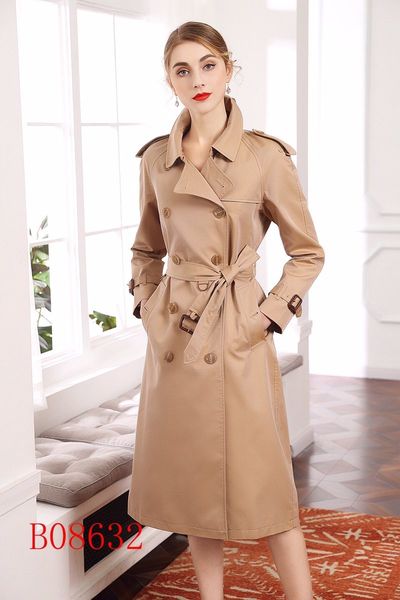 women's trench coats long classic windbreaker waterproof british new high-end english style autumn winter gabadian solid color casual c, Tan;black
women's trench coats long classic windbreaker waterproof british new high-end english style autumn winter gabadian solid color casual c, Tan;black
