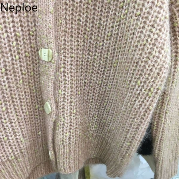 neploe fall winter trun down collar loose cardigans contrast color patchwork sweater knit long sleeve single breast coat 46882, White;black
neploe fall winter trun down collar loose cardigans contrast color patchwork sweater knit long sleeve single breast coat 46882, White;black