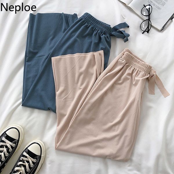 neploe korean fashion high waist bandage lace up loose pants women solid straight wide leg trousers 2020 new pantalones 1c878, Black;white
neploe korean fashion high waist bandage lace up loose pants women solid straight wide leg trousers 2020 new pantalones 1c878, Black;white
