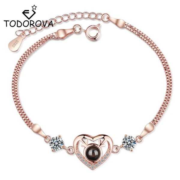 todorova new arrival valentine's day rose gold 100 languages i love you projection fashion charm women bracelet dropshipping, Black
todorova new arrival valentine's day rose gold 100 languages i love you projection fashion charm women bracelet dropshipping, Black