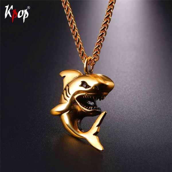 kpop stainless steel shark pendant necklace gold/black color wholesale trendy fish animals jewelry necklaces & pendants gp295, Silver
kpop stainless steel shark pendant necklace gold/black color wholesale trendy fish animals jewelry necklaces & pendants gp295, Silver