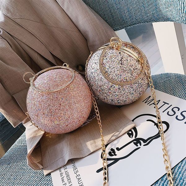 Designer-Fashion Circle Round Bag Sequins Evening Bag — compare prices at CompareOffers