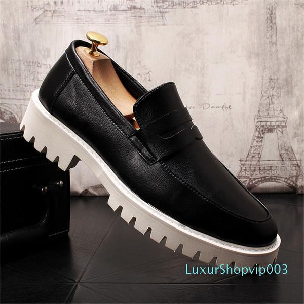 slip on men casual shoes soft mens loafers moccasins italian fashion flats 7#25/20d50, Black
slip on men casual shoes soft mens loafers moccasins italian fashion flats 7#25/20d50, Black
