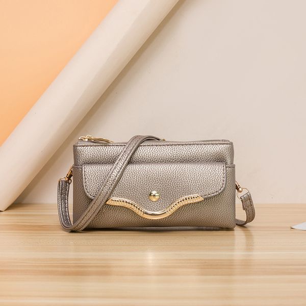 2020 fashion clutch handbags mobile phone bag middle-aged mother purse women's zipper bag purse