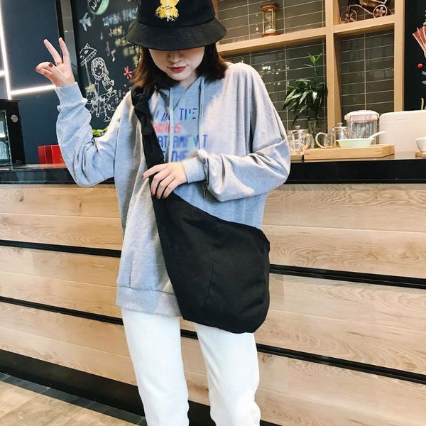 women bag 2020 canvas tie knotted dumplings bag fashion lady solid black zipper shoulder slung female student bags bolsos
women bag 2020 canvas tie knotted dumplings bag fashion lady solid black zipper shoulder slung female student bags bolsos