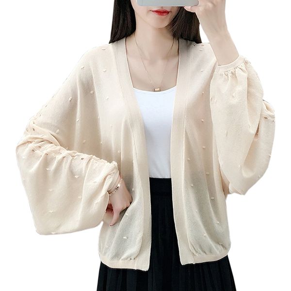 thin hollow knitted cardigans women loose tide spring and summer new lantern sleeve sweaters coats casual v-neck sweaters women, White
thin hollow knitted cardigans women loose tide spring and summer new lantern sleeve sweaters coats casual v-neck sweaters women, White