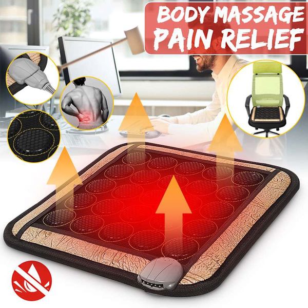 natural jade stone cushion seat mat massage therapy infrared heating tourmaline pad back waist pain relief office chair mattress
natural jade stone cushion seat mat massage therapy infrared heating tourmaline pad back waist pain relief office chair mattress