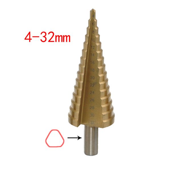 1pc metric spiral flute the pagoda shape hole cutter 4-12/20/32mm steel cone drill bit set steel step sharpening tool
1pc metric spiral flute the pagoda shape hole cutter 4-12/20/32mm steel cone drill bit set steel step sharpening tool