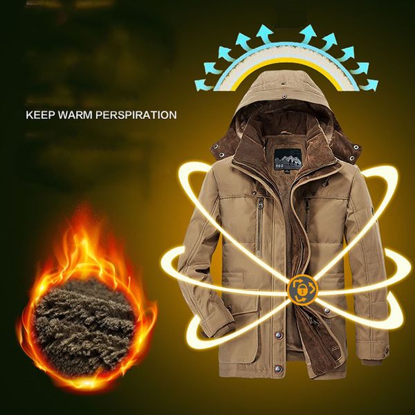 2019 winter men's cotton jacket thick warm tactical millitary jackets long plus velvet casual coat warm overcoat windbreaker 6xl, Black;brown
2019 winter men's cotton jacket thick warm tactical millitary jackets long plus velvet casual coat warm overcoat windbreaker 6xl, Black;brown