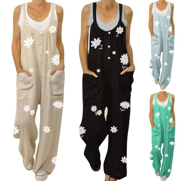 women baggy loose cotton linen wide leg overalls jumpsuit casual floral print straps rompers playsuit mvi-ing, White;black
women baggy loose cotton linen wide leg overalls jumpsuit casual floral print straps rompers playsuit mvi-ing, White;black
