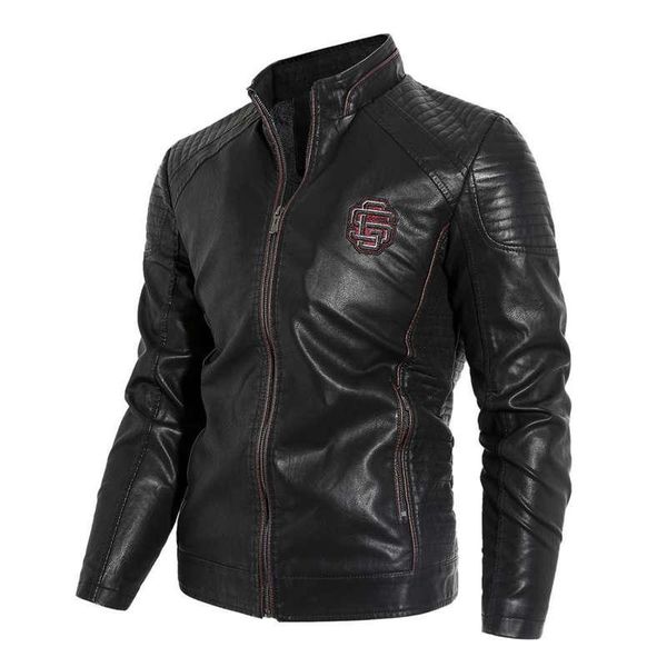 new autumn and winter men's leather pu coats lining thicked fake velvet windbreaker motorcycle leather jackets outwear men clothe, Black
new autumn and winter men's leather pu coats lining thicked fake velvet windbreaker motorcycle leather jackets outwear men clothe, Black