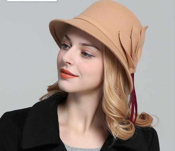 european and american british style ladies hat autumn and winter warm imitation wool felt hat fashion leaf flower hat wy263, Blue;gray
european and american british style ladies hat autumn and winter warm imitation wool felt hat fashion leaf flower hat wy263, Blue;gray