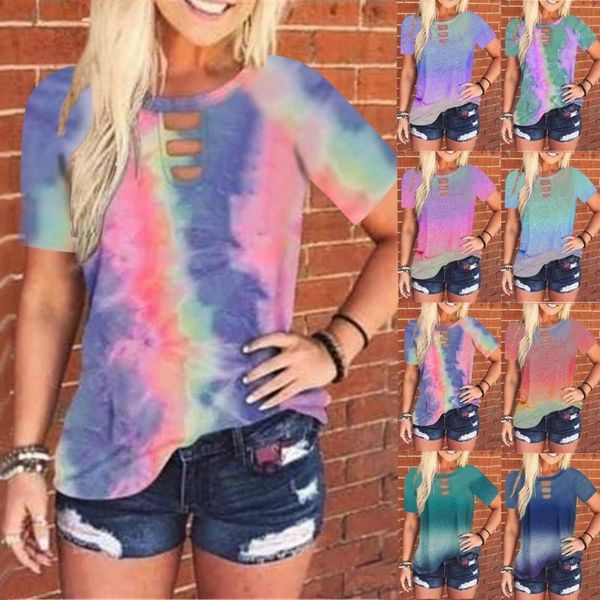 топы женщины 2020 футболка женщины повседневная tie-краситель печати рубашка с коротким рукавом пуловер mujer camisetas hollown топы летние, White
топы женщины 2020 футболка женщины повседневная tie-краситель печати рубашка с коротким рукавом пуловер mujer camisetas hollown топы летние, White