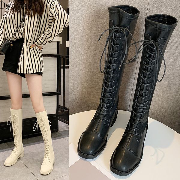 shoe women 2019 tide shoes boots women british wind tie handsome knight boots high in autumn and winter, Black
shoe women 2019 tide shoes boots women british wind tie handsome knight boots high in autumn and winter, Black
