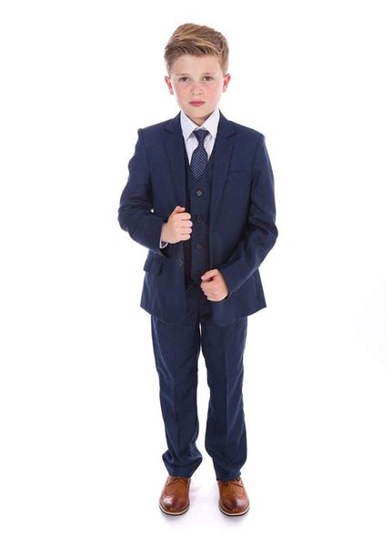 boy's 3 pcs set tuxedos for wedding single breasted boys suits for spring coat vest pants, Blue
boy's 3 pcs set tuxedos for wedding single breasted boys suits for spring coat vest pants, Blue
