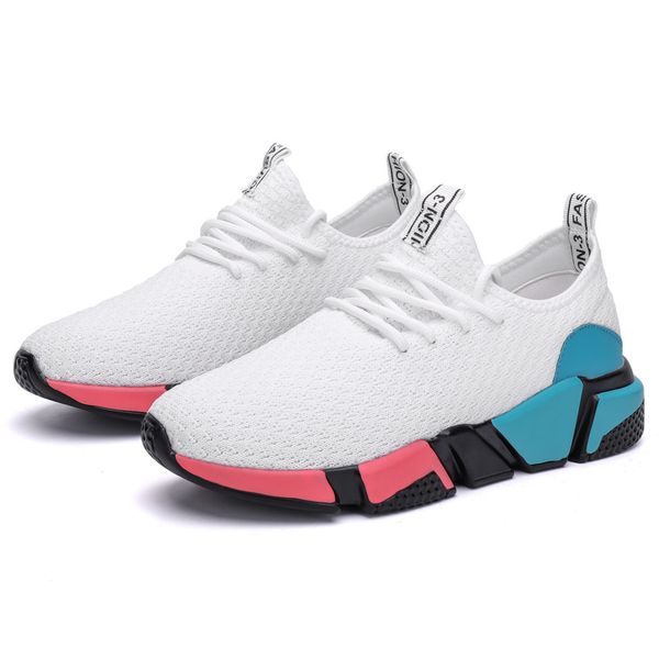 2019 spring and summer new style athletic shoes women's weaver shoes breathable mesh lace-up flat students running sho, Black
2019 spring and summer new style athletic shoes women's weaver shoes breathable mesh lace-up flat students running sho, Black